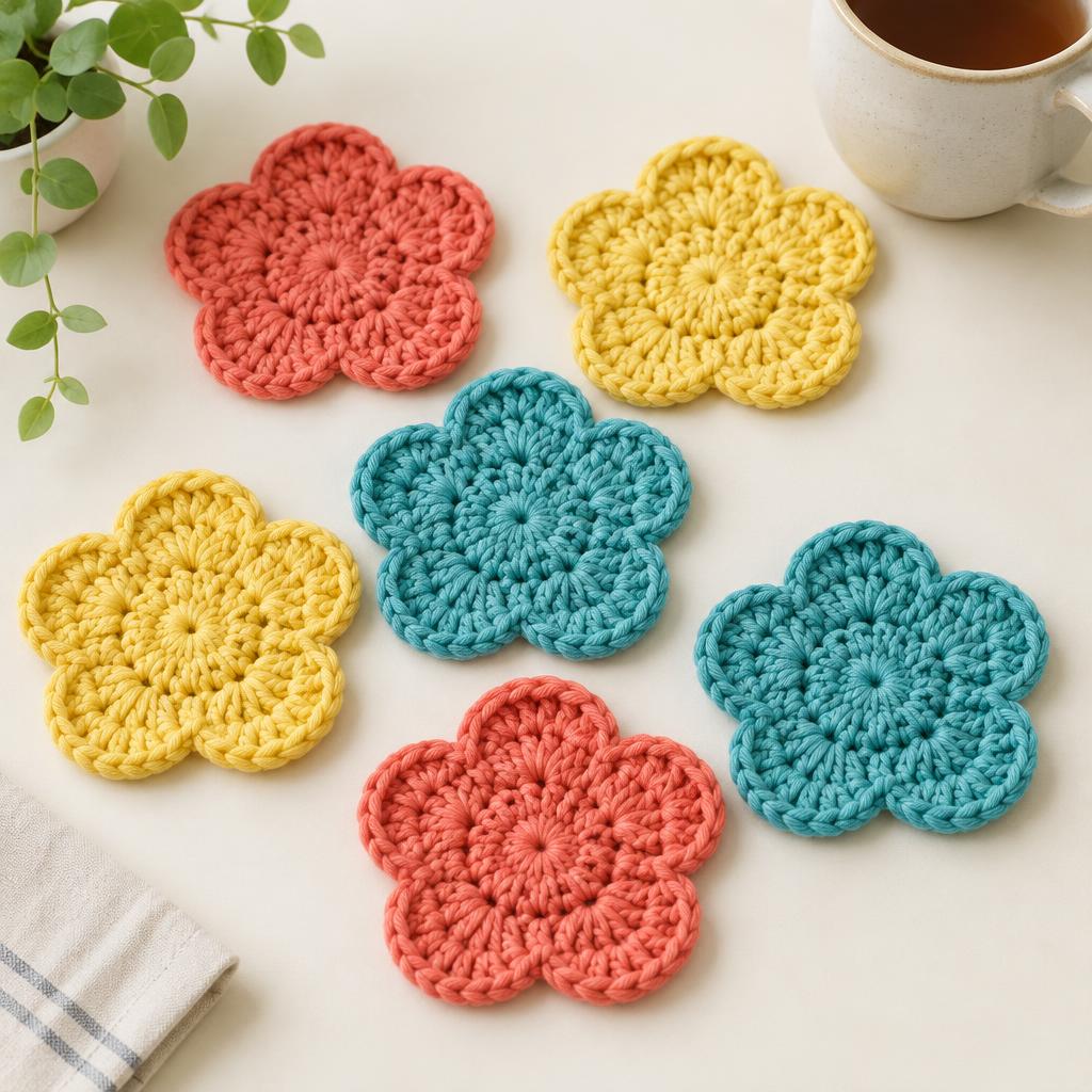 Flower Coaster Set